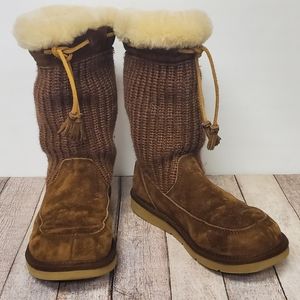 UGG Australia Suburb Knit Womens Size 6 Boots